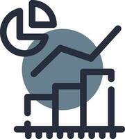 Statistical Analysis Creative Icon Design vector