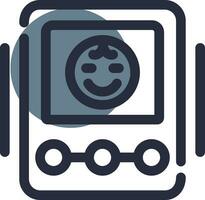 Baby Monitor Creative Icon Design vector