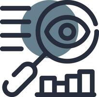 Observation Creative Icon Design vector