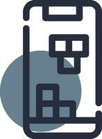 Mobile Gaming Creative Icon Design vector