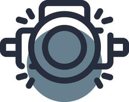 Head Lamp Creative Icon Design vector