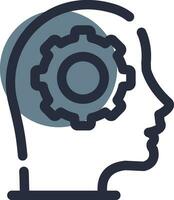 Machine Learning Creative Icon Design vector