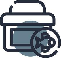 Tackle Box Creative Icon Design vector