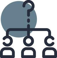 Applicants Screening Creative Icon Design vector