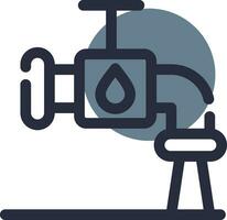 Water Tap Creative Icon Design vector