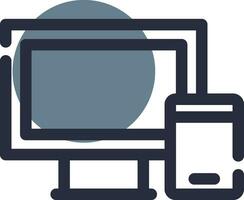 Responsive Web Design Creative Icon Design vector