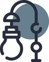 Lightbulb Creative Icon Design vector