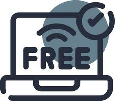 Free Wifi Creative Icon Design vector