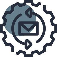 Marketing Automation Creative Icon Design vector