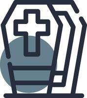 Coffin Creative Icon Design vector