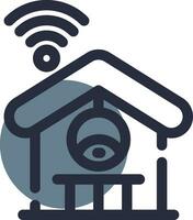 Smart Cctv Creative Icon Design vector