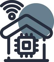 Smart Chip Creative Icon Design vector