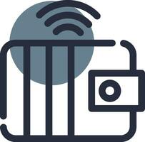 Smart Wallet Creative Icon Design vector