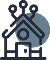 Home Network Creative Icon Design vector