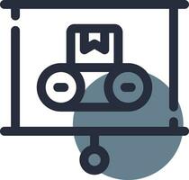 Machine Learning Creative Icon Design vector