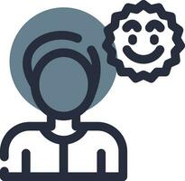 Optimism Creative Icon Design vector