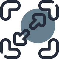 Line Sesa Circle vector