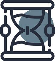 diseño de icono creativo de reloj de arena vector