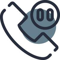 Phone Pause Creative Icon Design vector