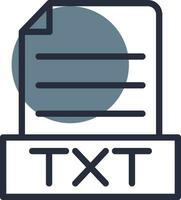 Txt Creative Icon Design vector