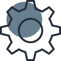 Cog Creative Icon Design vector