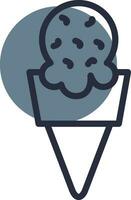 Ice Cream Creative Icon Design vector