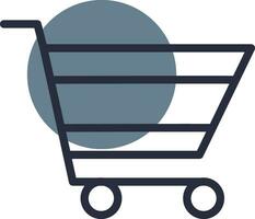 diseño de icono creativo de carrito de compras vector