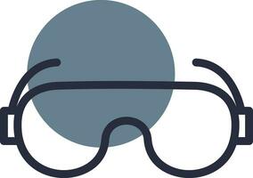 Lab Goggles Creative Icon Design vector