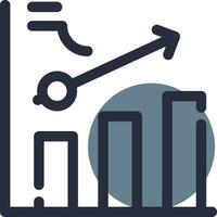 Clustered Bar Creative Icon Design vector