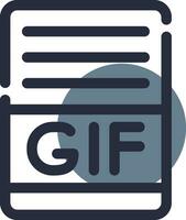 GIFs Creative Icon Design vector