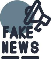 Fake News Creative Icon Design vector