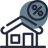 Home Mortgage Creative Icon Design vector