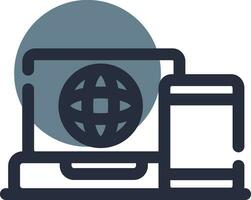 Multi Platform Creative Icon Design vector