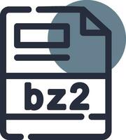 bz2 Creative Icon Design vector