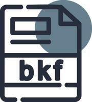 bkf creativo icono diseño vector