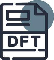 DFT Creative Icon Design vector