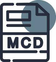 MCD Creative Icon Design vector