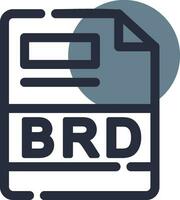 BRD Creative Icon Design vector