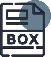 BOX Creative Icon Design vector