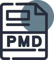 PMD Creative Icon Design vector