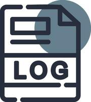 LOG Creative Icon Design vector