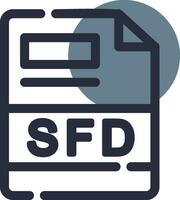 SFD Creative Icon Design vector