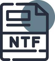 NTF Creative Icon Design vector