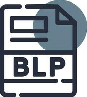 BLP Creative Icon Design vector