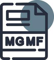 MGMF Creative Icon Design vector