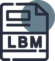 LBM Creative Icon Design vector