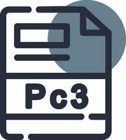 PC3 Creative Icon Design vector