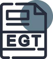 EGT Creative Icon Design vector