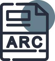 ARC Creative Icon Design vector