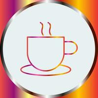 icono de vector de café caliente único